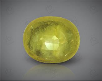 Natural Heated & Treated Yellow Sapphire Certified 5.06 (CTS) ( 88616 )